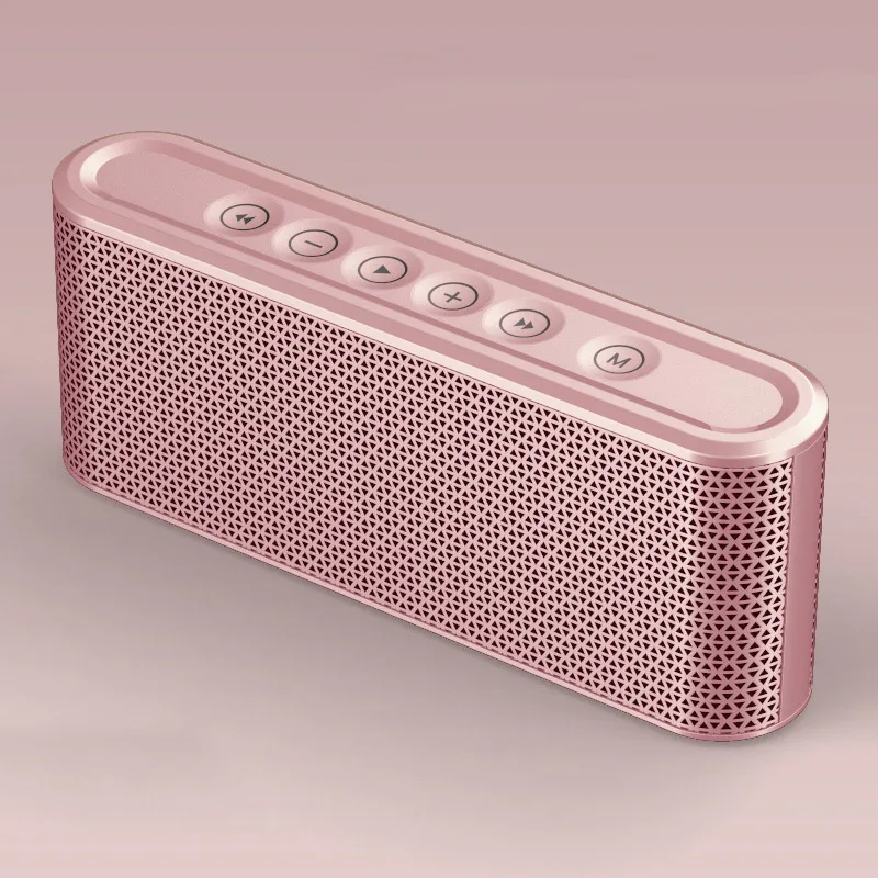 Rose gold Мини OEM беспроводной Bluetooth с сенсорным управлением портативный динамик - Цвет: Rose gold