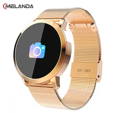 Q8 OLED Bluetooth Смарт часы из нержавеющей стали водонепроницаемые