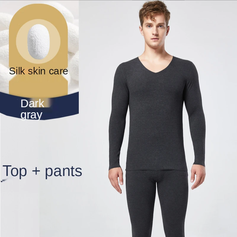 Women Thermal Underwear Trendy Thermal Underwear Men Cotton Mulberry Silk Fashion Long Johns Comfortable Spring Summer Autumn