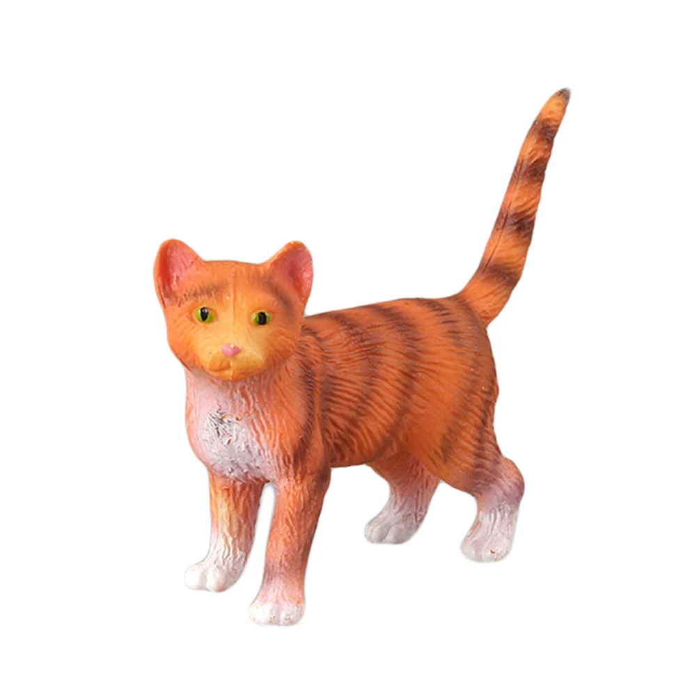 Моделирование мини кошки Kitty фигурка модель статуя домашние украшения подарок Детская Игрушечная модель животного декоративная фигурка для дома сказочная фигурка подарки