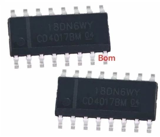 10PCS CD4017BM SOP16 CD4017B CD4017 4017 SOP-16 SMD New and Original IC Chipset | Электронные компоненты и