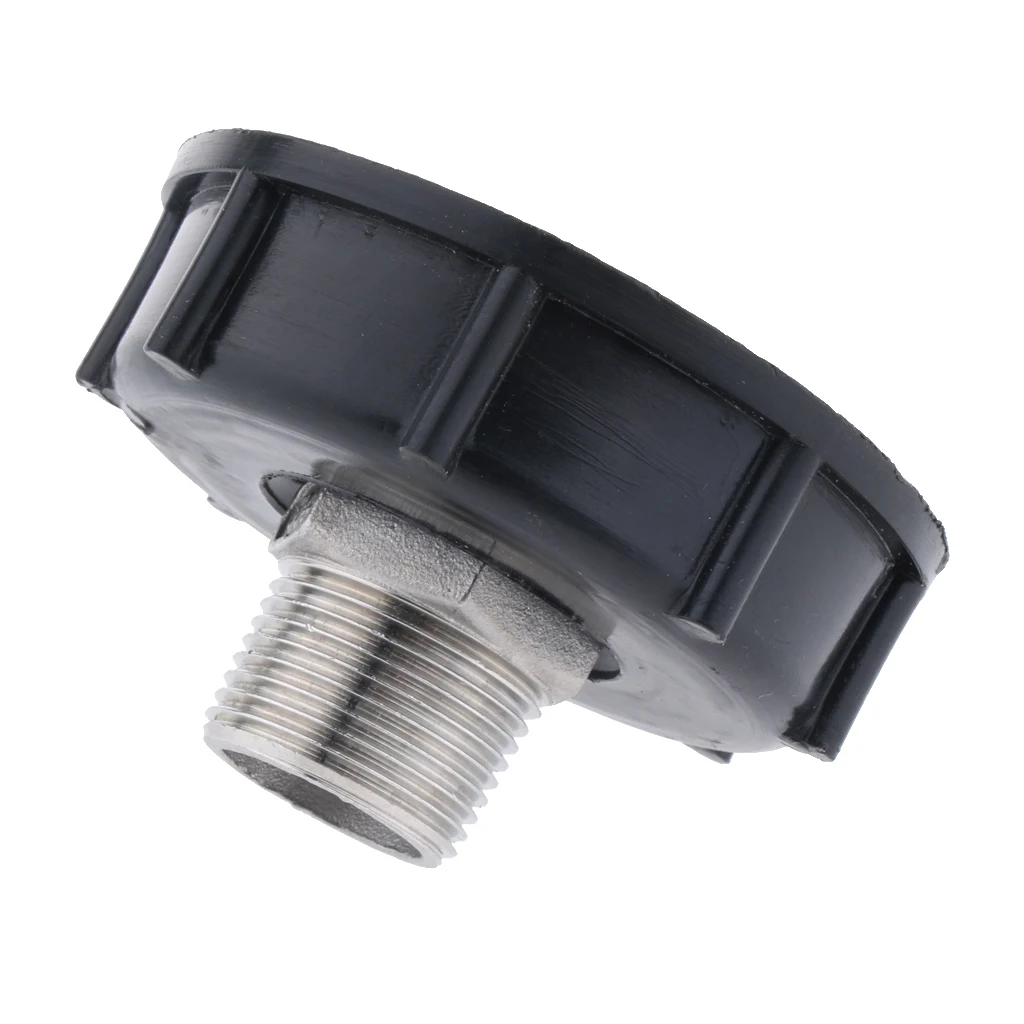 2 inch IBC Tote Tank Valve Adapter Connector, DN50 Coarse Thread - 3/4 inch Male Thread, for Hose Pipe, Durable