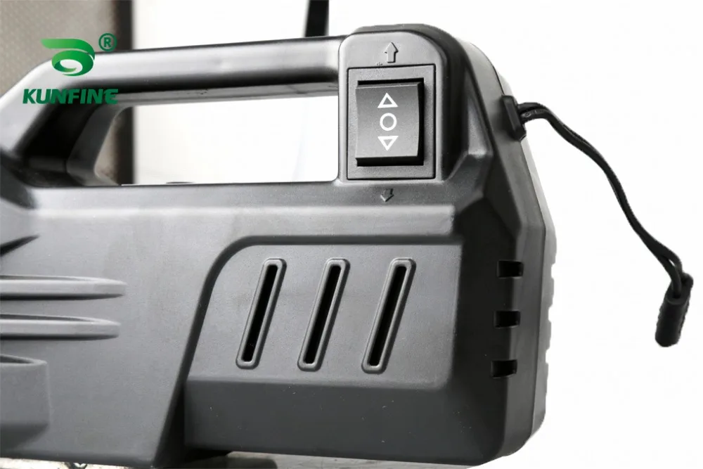 KUNFINE 12V 5Ton 3Ton Car Electric Tire Lifting Car Jacks Hydraulic Air Infatable Car Floor Jack With Tire Gauge Air Pump (5)