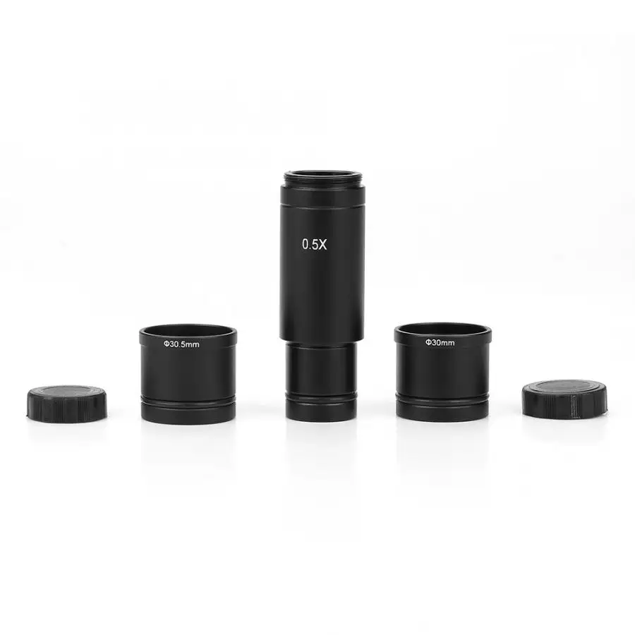 Объектив ПЗС-камеры Адаптер 0.5X C-mount 30/30. 5 мм адаптер для микроскоп, ПЗС окуляр камеры объектива