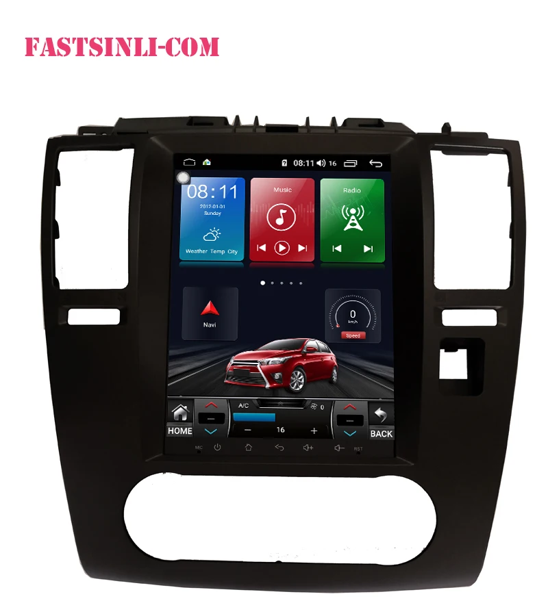 

ndroid 8.1 10 Inch HD Touchscreen Car Radio GPS Navigation For 2005 2006 2007-2010 Nissan Tiida with Bluetooth AUX Wifi
