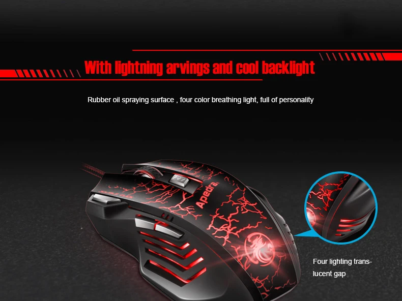 IMICE новая проводная мышь USB оптическая мышь 7 кнопок A7 3200 dpi компьютерная ПК мышь для офисных компьютеров и ноутбуков