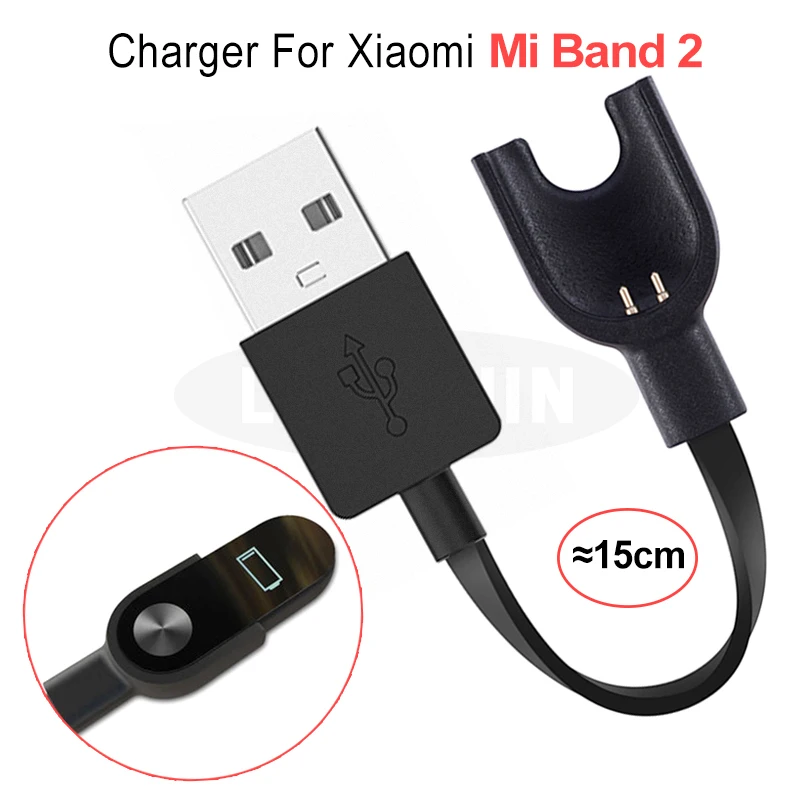 For band 2 USB док-станция зарядный кабель для mi Band 2 3 4 сменный Шнур зарядное устройство адаптер умный браслет аксессуары для Xiaomi mi Band 2 3 4 - Цвет: For band 2