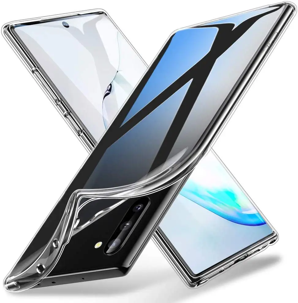 20 шт Для samsung Galaxy Note10 Plus 5G S10e M40 A10s A20e A30 M20 Мягкий ТПУ Прозрачный чехол-накладка