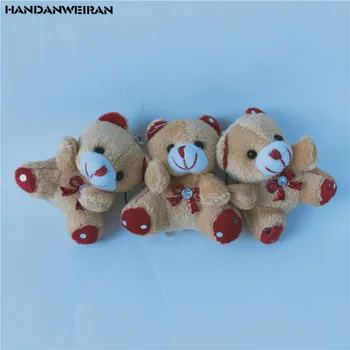 

1PCS New Cute Holiday Gift Bow Bear Pendant Toy Animal Filled Pendant Christmas Gift For Girls&Boys&Childs HANDANWEIRAN