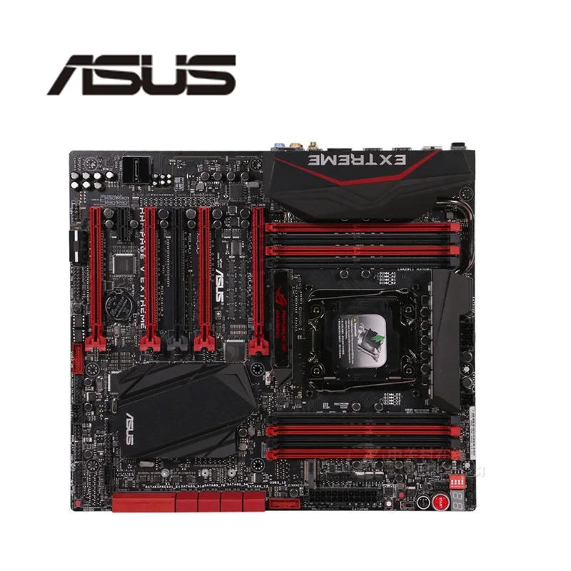 Материнская плата для ASUS RAMPAGE V EXTREME/U3.1 оригинальная б/у материнская X99 X99M 2011 Socket LGA