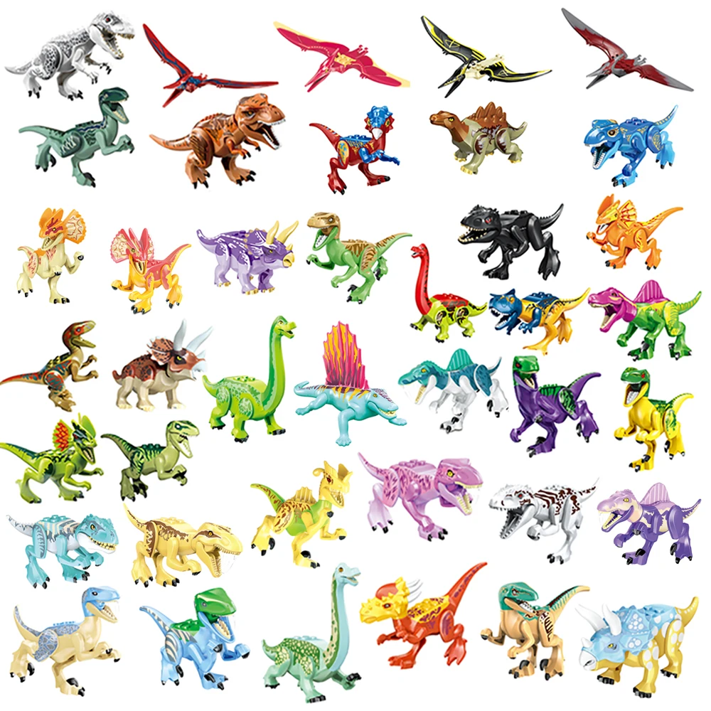 Dinosauro Jurassic Tyrannosaurus Rex Dinosaur Action Figures World Park Bricks Toys Regalo Marchi Compatibili Blocchi Di Costruzione