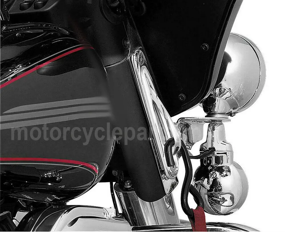 Хромированные каплевидные пользовательские кронштейны для Harley Touring Electra Glide Classic PoliceRoad King Custom Ultra Limited FLHTK
