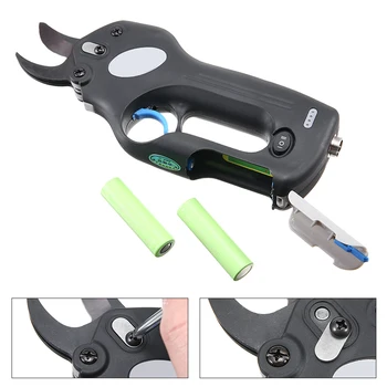 

1pc 12V Secateur Branch Hand Pruning Scissor Cordless Rechargeable Pruning Shears With Battery Electrical Garden Pruner Tool