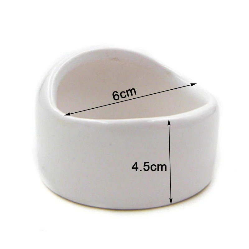 Semi-dome Ceramic Bowl Small Pet to Prevent From Turning Over And Nibbling on Hamster Feeding Basin Chinchilla Round Bowl