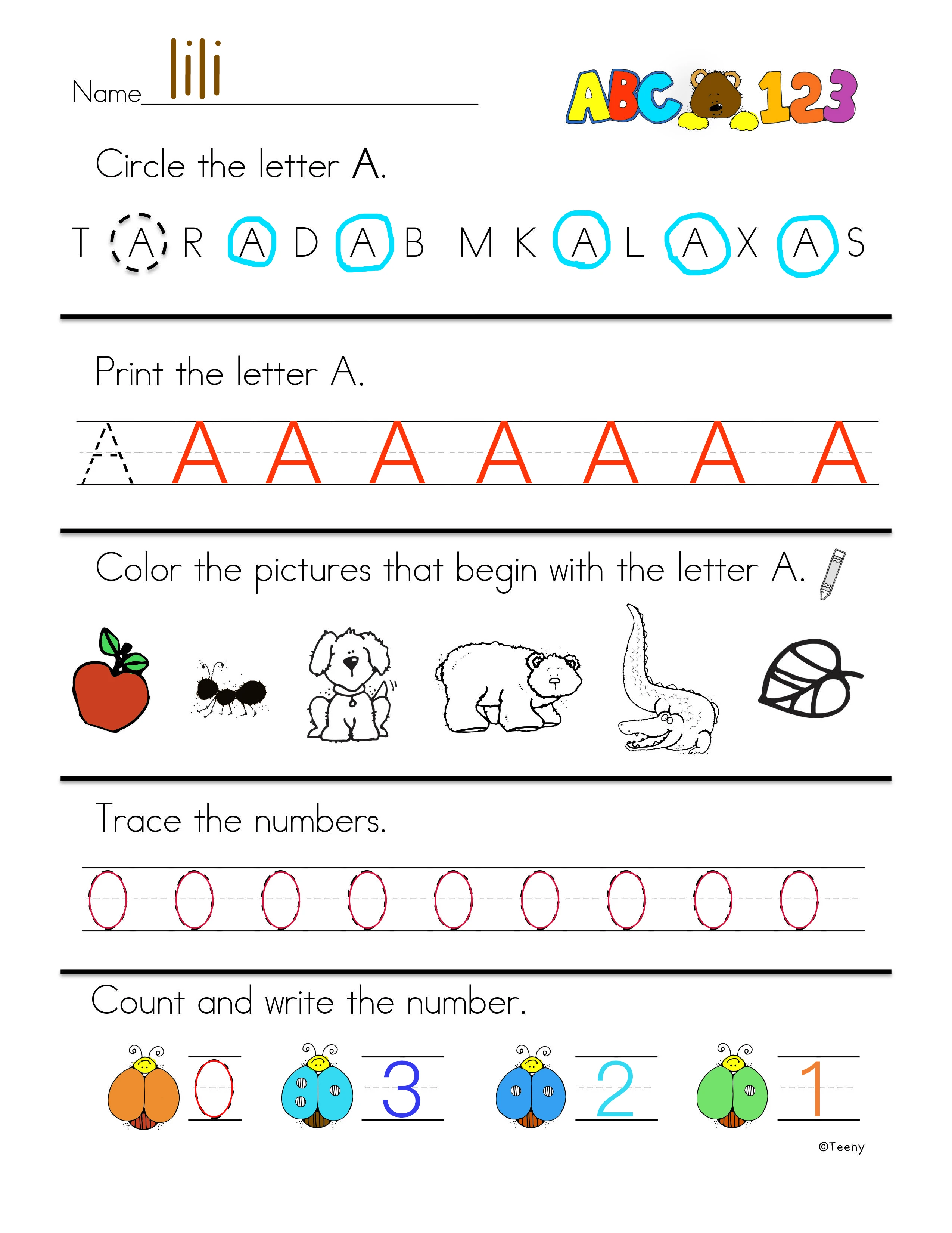kindergarten morning work distance learning pdf file alphabet reading numbers handwriting worksheets workbooks for kids language aliexpress