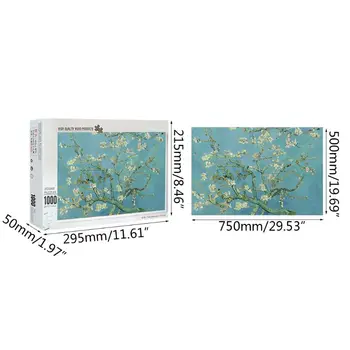 

1000 Pieces Apricot flower Puzzles Wooden Jigsaw Puzzles Floor Puzzle