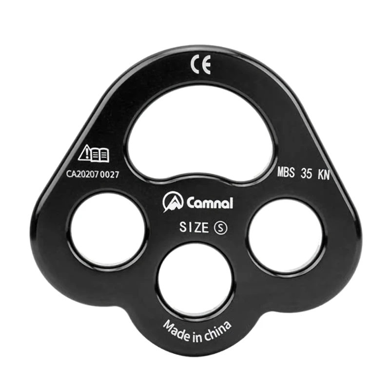 448D 3 Holes Climbing Rigging Plate Aviation Aluminum Paw Rigging Plate