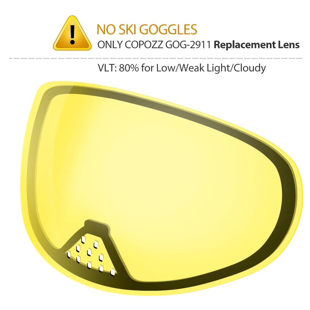 replace lens only HD версия магнитные лыжные очки с носовой защитой от ветра двухслойные UV400 Анти-туман сноуборд лыжная маска очки для мужчин и женщин - Цвет: replace lens only