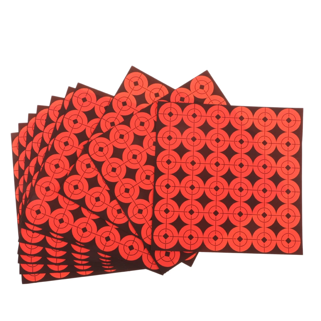 360pcs Self клейкие цели наклейки для длинные и короткие диапазон