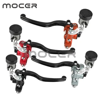 

Right Motorcycle Hydraulic Clutch Lever Master Cylinder Straight Push Brake Pump
