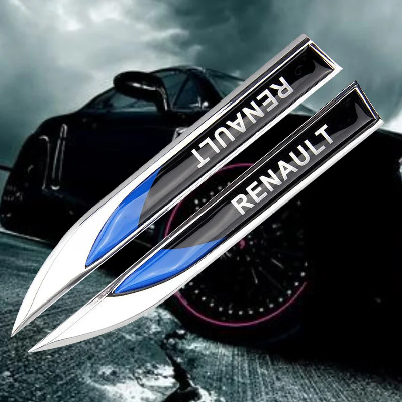 

Car Decoration Stickers Emblem Chrome Decal Badge Labeling Blade Sport Sticker For Reunult Megane Koleos Clio Scenic Captur ZOE