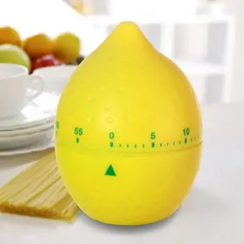 

Creative Lemon Timer 60mins Stopwatch Kitchen Cooking Tools Countdown Clockwork