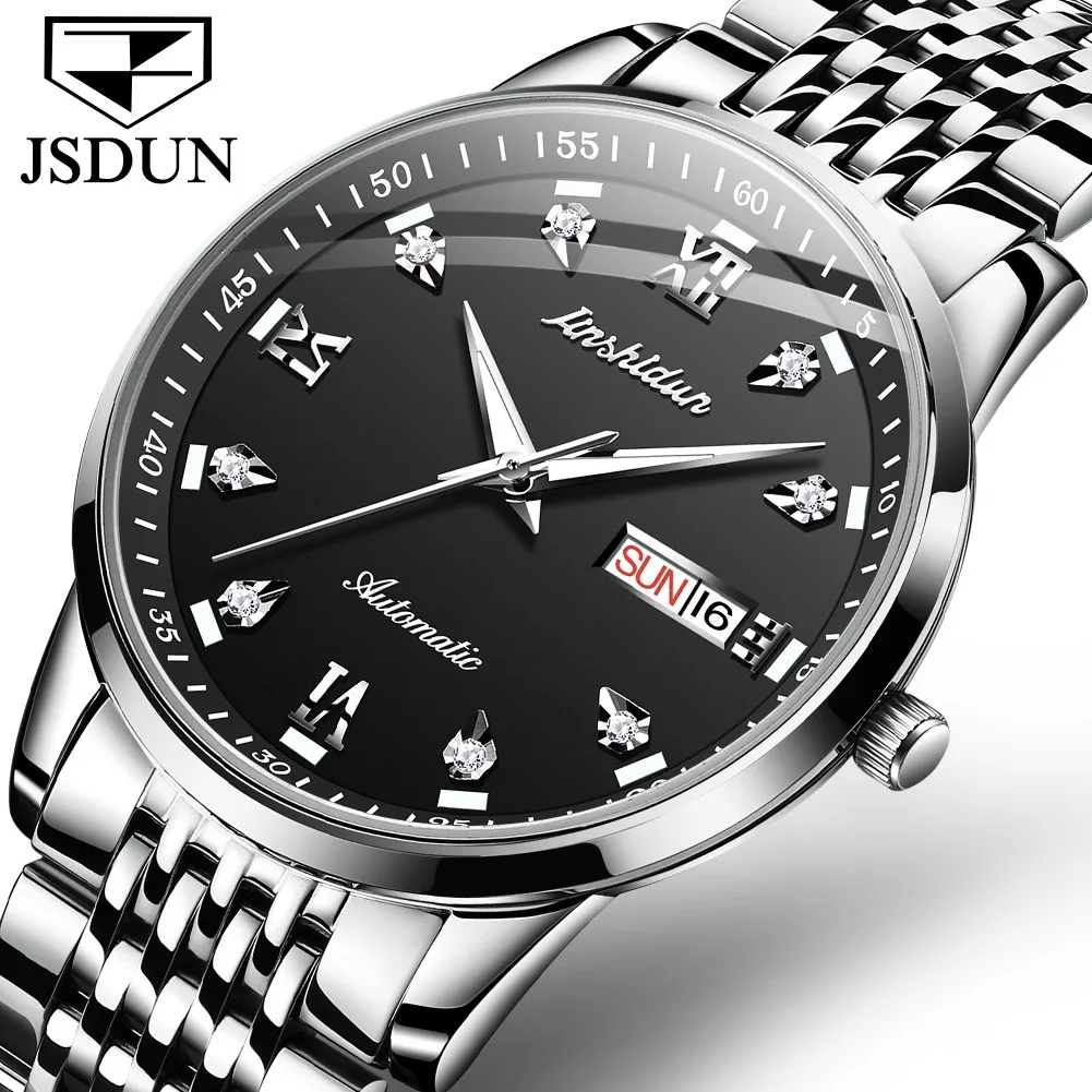 

Jinshidun genuine men watches 2020 Relogio Masculino Business Fashion Wristwatches Men's Gold Luxury Gold Men Wristwatch For Man