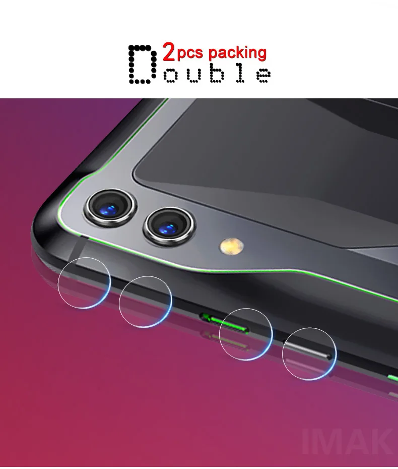 IMAK HD Защита объектива камеры для Xiaomi Black Shark Helo стекло объектива камеры для Black Shark 1 2 Pro