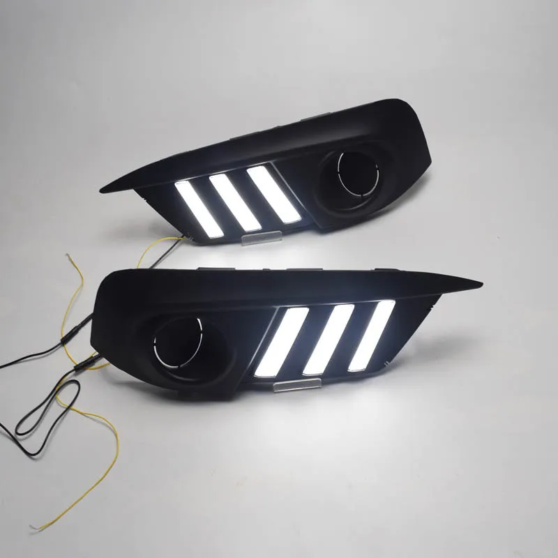 

Suitable for 16-18-the Tenth Generation Civic Mustang-Daytime Running Lamp Civic Mustang LED Daytime Running Lamp Streamer