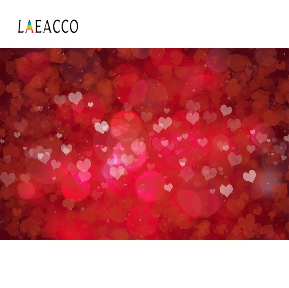 Laeacco Love Heart Light Bokeh Baby Newborn Photography Backgrounds Customized Photographic Backdrops For Photo Studio | Электроника