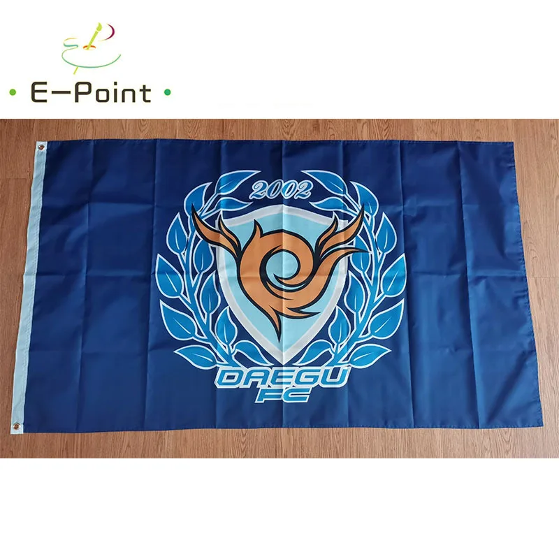 Южнокорейская Лига K1 Daegu FC 2 фута * 3 (60*90 см) 5 футов (90*150 размер рождественские