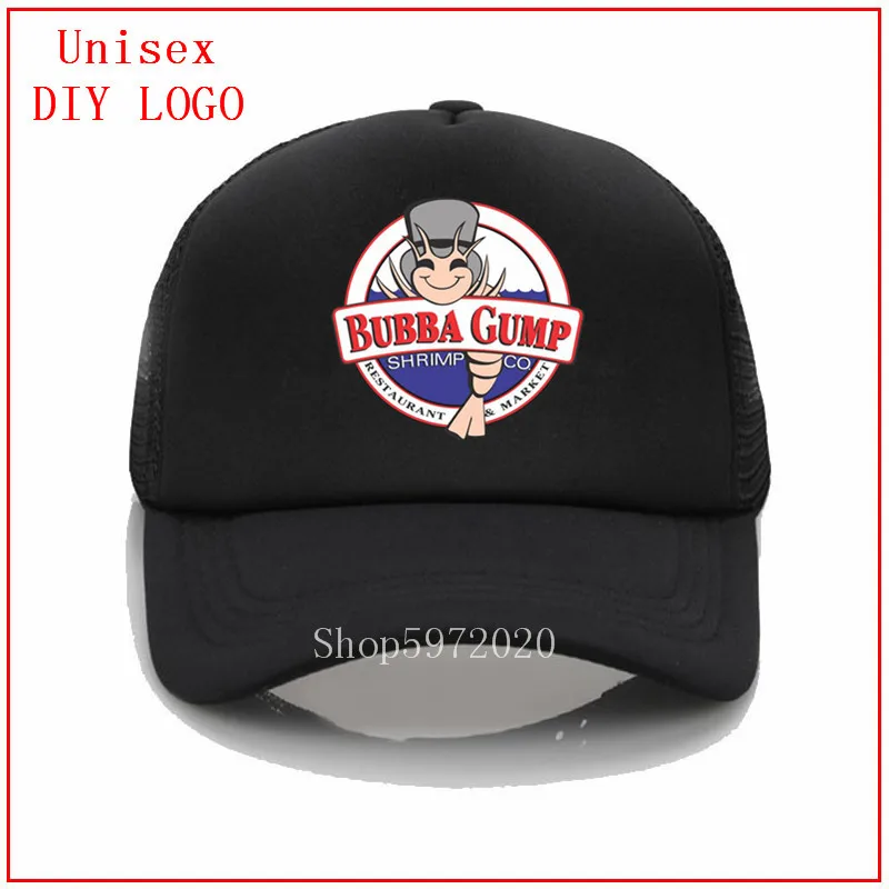 _ Bubba gump креветки забавные кепки мужские женские Бейсболка крутая хип хоп летняя
