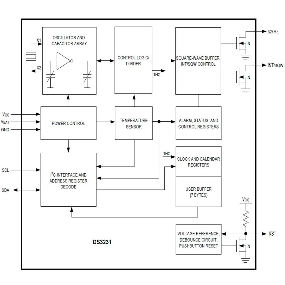 DS3231 IIC Real Time Clock Module for Ardunio Raspberry Pi AT24C32 Precision Real Time Clock DS1302 for DIY Starter (7)