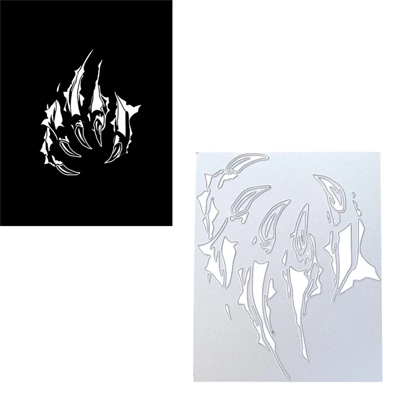 

DiyArts Sharp Claws Dies Terror Frame Metal Cutting Dies New 2019 for Scrapbooking Card Making Cover Background Craft Die Cuts