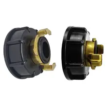 Бак для хранения воды IBC адаптер бака S60X6 geka стиль шланга разъем орошения практичный выход аксессуары для резьбы фитинги