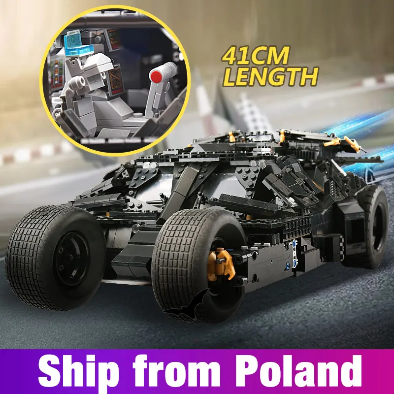 

07060 Super Hero Series The Batman Armored Chariot Sets Model Building Kits Blocks Bricks Toys with 76023 compatible lego