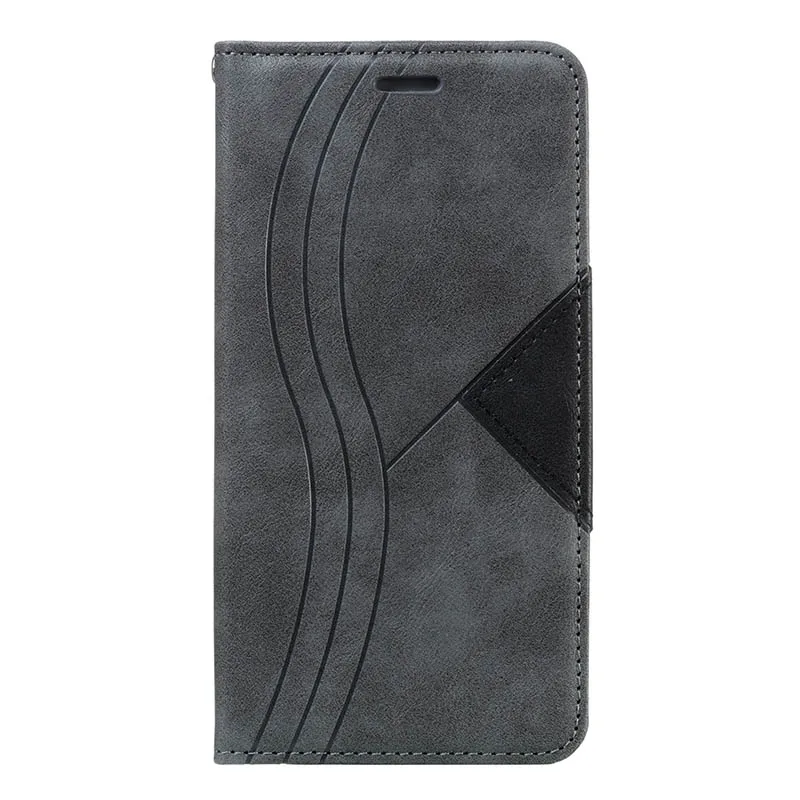 Gray Кожаный чехол для samsung Galaxy A40 Защитная крышка A50 A50S A30S A20s A20e A20 A7 A70 M10 флип чехол-бумажник держатель для карт Coque - Цвет: Gray