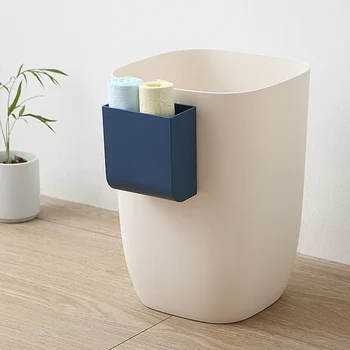 

Wall Mounted Plastic Storage Organizer Multifunctional Bathroom Organizer Ledge Shelf for Home Kitchen Office Bedroom HU