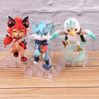 

Hot Game Zhao Feng Tan Lang Suan Ni Action Figure PVC Collection Model Toy Cartoon Birthday Gift 3pcs/set