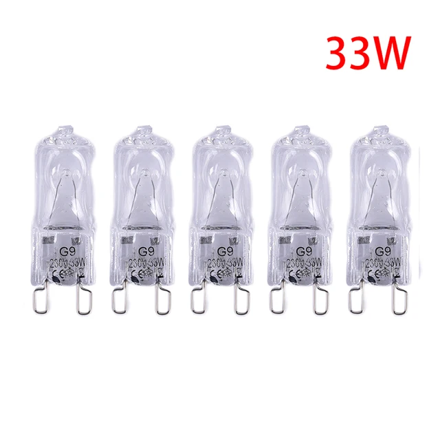 verwijderen verdrietig Bezienswaardigheden bekijken 5pcs G9 220V LED Bulb 18W 28W 33W 35W Halogen Lamp Super Bright Warm White