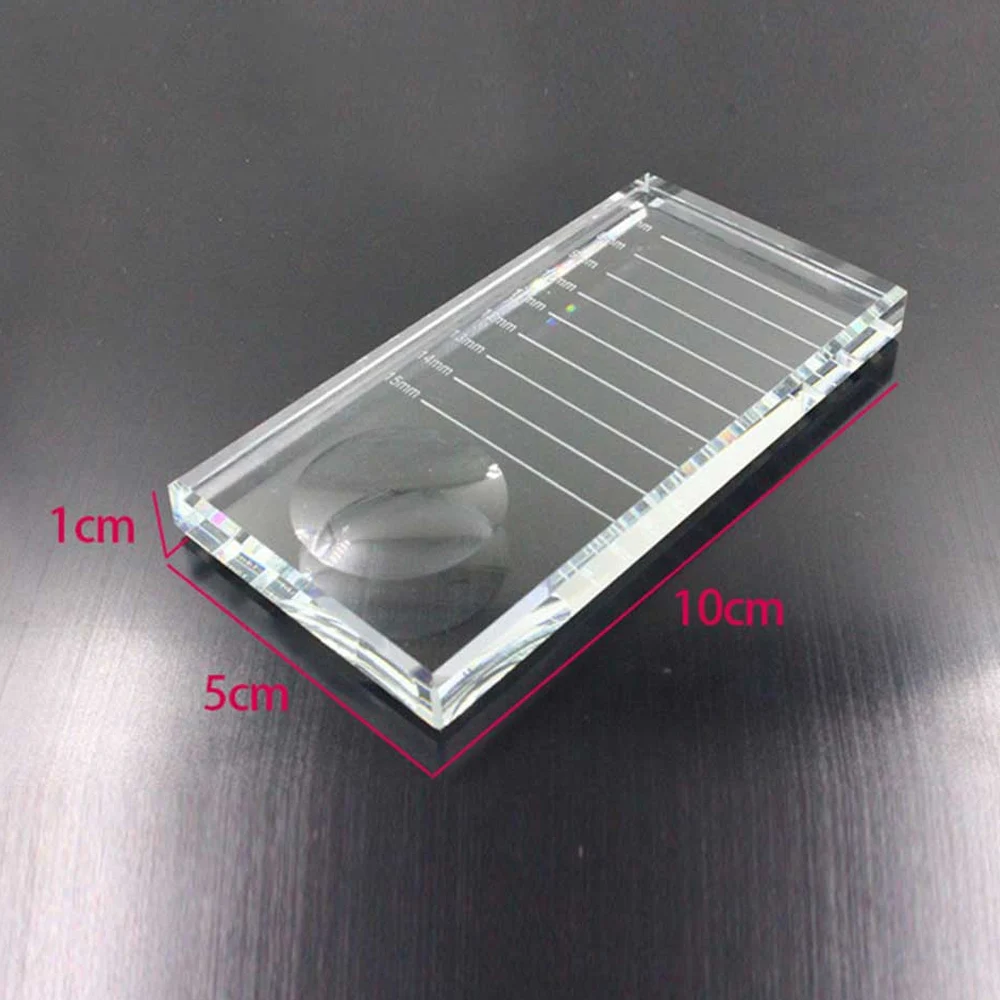 С украшением в виде кристаллов Стекло клей для ресниц Держатель Макияж