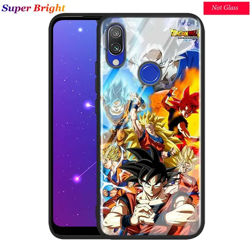 Dragon Ball Z Super Goku для Xiaomi Redmi Note 8 7 6 5 4X4 K20 Pro 7A 6A 6 S2 5A Plus супер яркий черный чехол для телефона - Цвет: Style 05