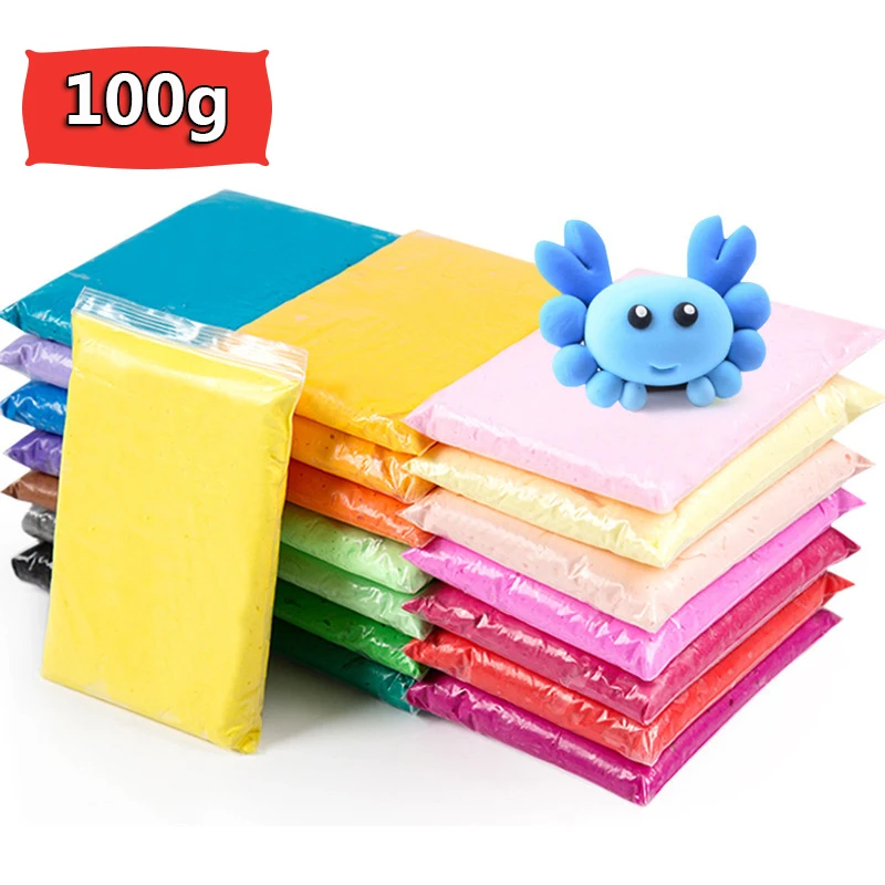 100 г DIY Slimes глина пищевой светильник бумажный глиняный Лизун, пластилин для рисования слизи художественная модель полимерные Развивающие игрушки для детей подарок