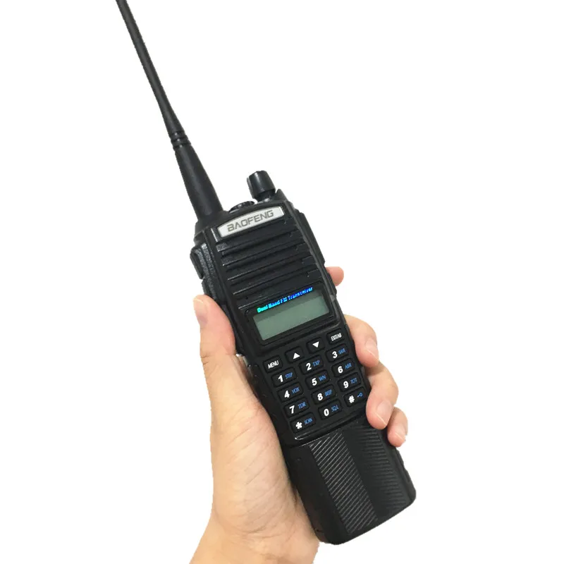 8W Baofeng UV-82 Walkie Talkie Long Range UHF VHF Marine CB Amateur Radio Scanner Transceiver PMR 446 UV 82 Large Battey 3800mAh 8W Baofeng UV-82 Walkie Talkie Long Range UHF VHF Marine CB Amateur Radio Scanner Transceiver PMR 446 UV 82 Large Battey 3800mAh
