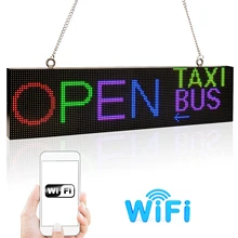 Aliexpress - RGB Sign Full Color LED Display Board Indoor Programmable Scrolling Text Message Advertising Screen Multi-Language LED Sign P4