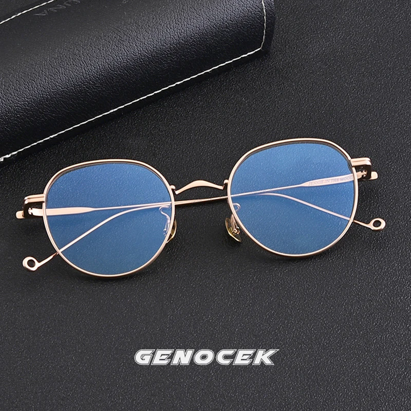 

Luxury Pure Titanium Glasses Frame Men Women Vintage Eyewear Prescription Myopia Optical Eyeglasses Frame jennie in themood