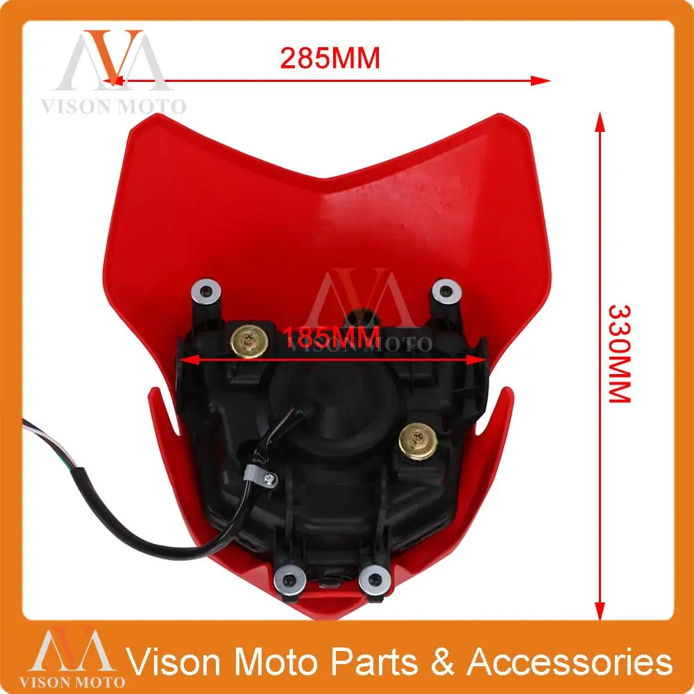 Фара дальнего света для мотоцикла Фара для Honda CRF250L CRF 250L 2013- CRF250LA 250LA 17 18 19 Dirt Pit Bike внедорожный