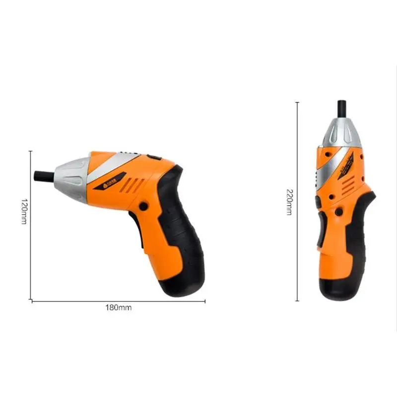Электрическая отвертка 4,8 В на батарейках, беспроводная Встроенная литиевая батарея Аккумуляторный набор электрических отверток