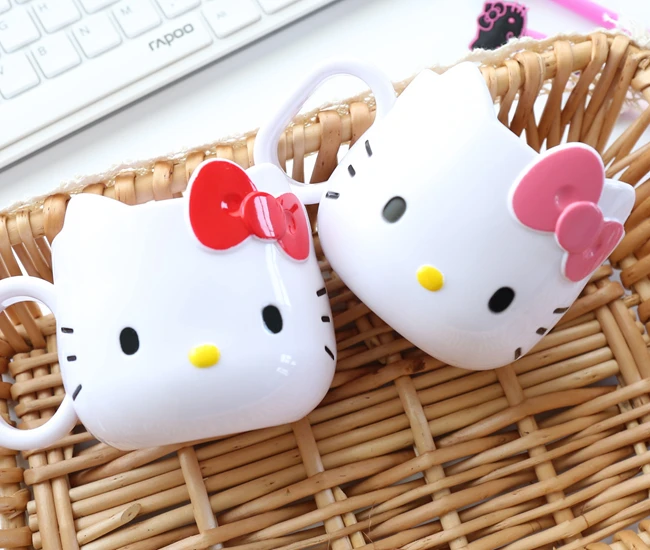 С милым рисунком Hello завтрак молочная чашка креативная легко нести кофейная