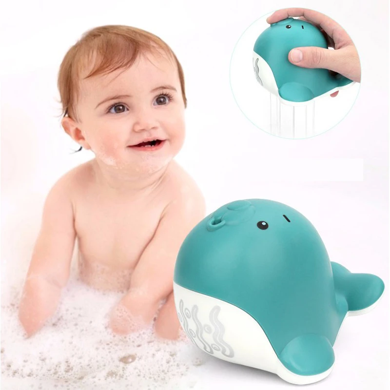 Детские Игрушки для ванны ABS пластиковые капли воды слон морские львы вода Дети Спрей игрушки Забавные милые детские игрушки для купания